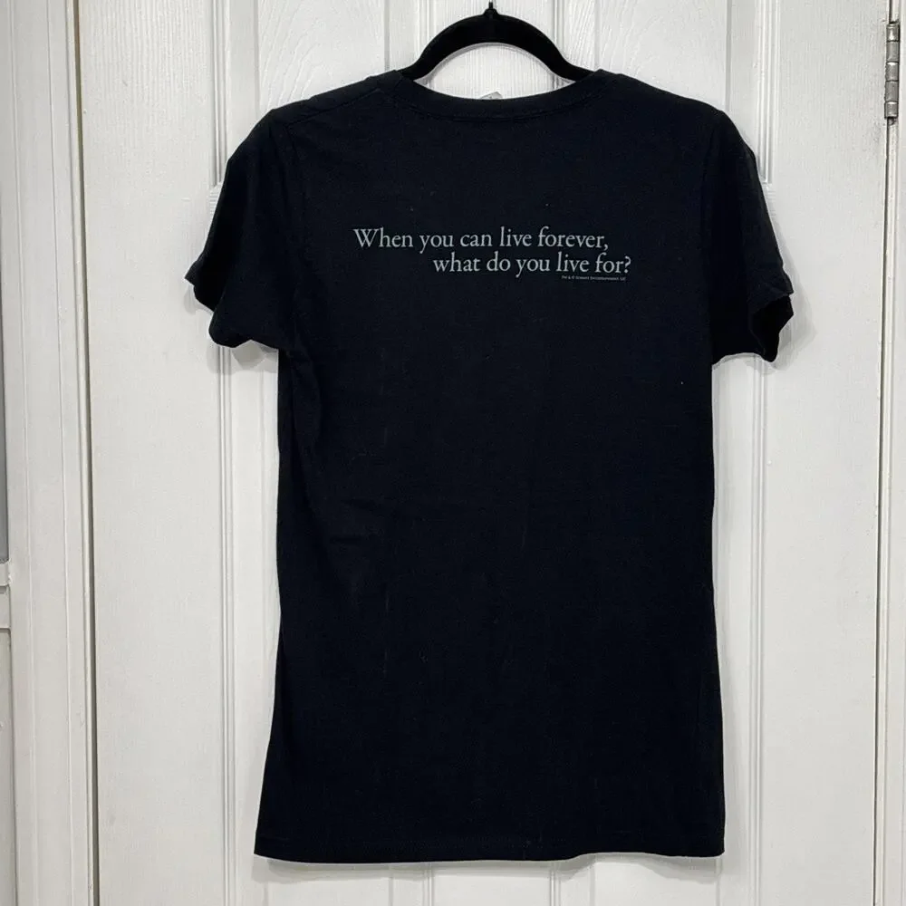 Twilight Movie Tee Double Sided Shirt Y2K Vampire Juniors XL Slim Fit Summit Ent - Picture 6 of 9